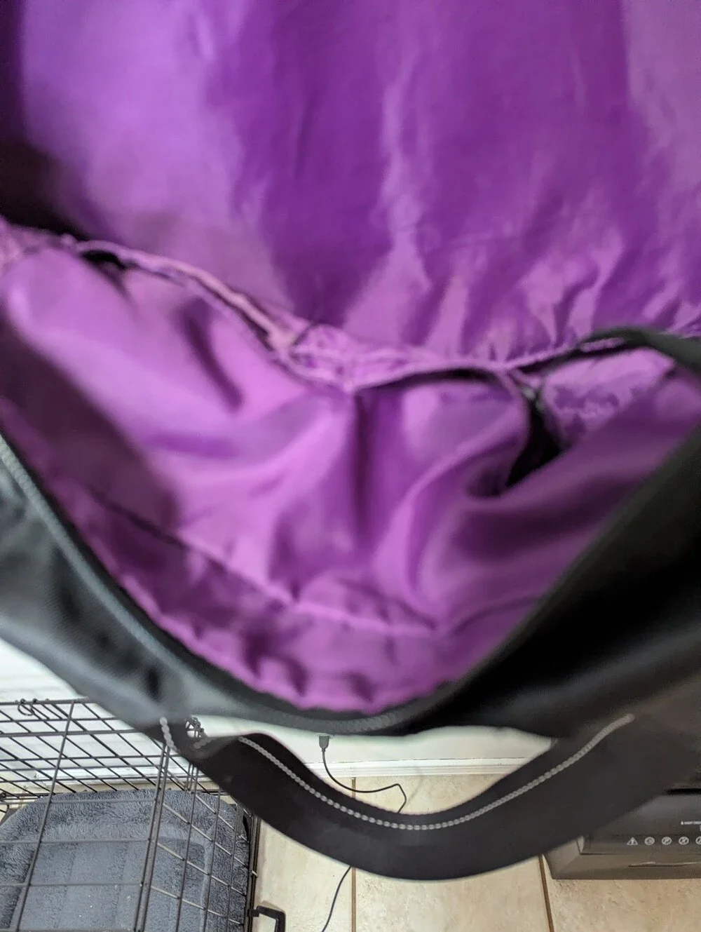 The North Face Black Messenger Tote Bag